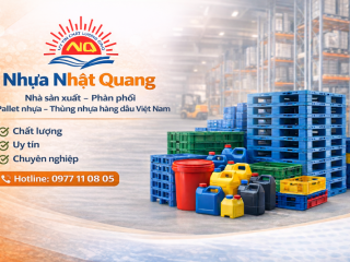 Pallet nhựa chịu lực - chịu tải giá rẻ Nhật Quang