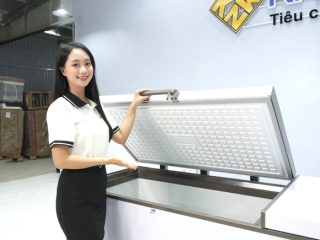 Tủ đông nằm ngang siêu thị Kanawa